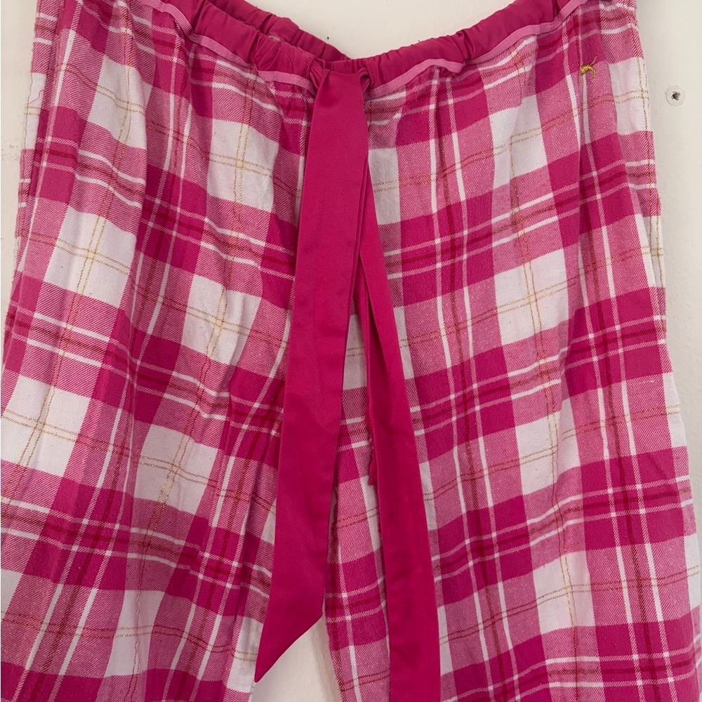 PINK Victoria's Secret Kids Plaid Pajama Bottoms - Picture 2 of 11